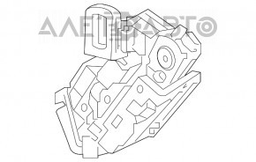 Blocare ușă spate stânga VW Golf 15- 5d