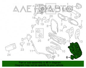 Blocare ușă spate dreapta VW Atlas 18-