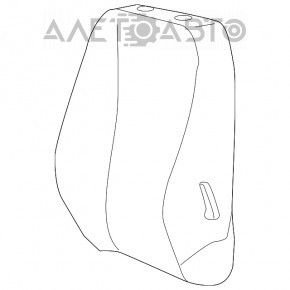 Scaun pasager Dodge Grand Caravan 11-20, material textil, negru, reglabil mecanic, fără airbag