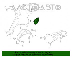 Grila de ventilatie dreapta VW Tiguan 09-17 noua OEM originala