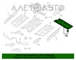 Protecție pentru podea stânga VW Tiguan 09-17