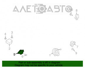 Senzor airbag frontal stânga VW Tiguan 09-17 televizor