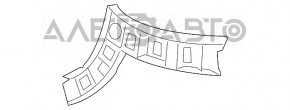 Absorbantul de șocuri pentru bara spate VW Tiguan 09-17, nou, original OEM