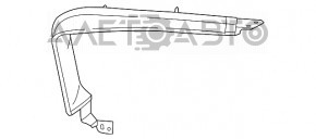 Capacul portbagajului dreapta Fiat 500L 14- gri.