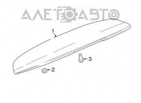 Spoilerul portbagajului Fiat 500L 14-