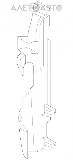 Grila radiatorului dreapta VW Tiguan 18-