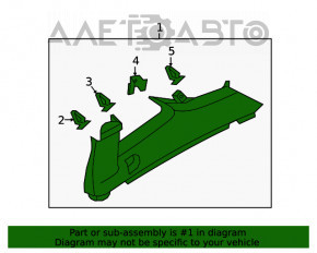 Capac spate dreapta VW Tiguan 18- gri