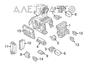 Blocul de confort VW Atlas 18-