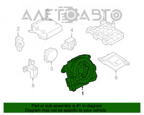 Шлейф руля VW Golf 15-