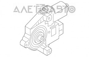 Motor electric pentru geamul din spate dreapta VW Golf 15- 5d