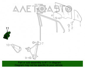 Motor electric pentru geamul din spate dreapta VW Golf 15- 5d