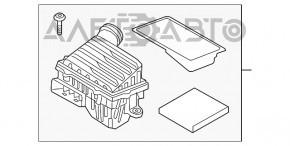 Корпус воздушного фильтра VW Jetta 19- 1.4T