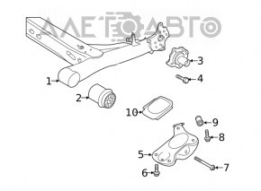 Bara spate VW Jetta 19-