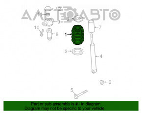 Arc spate dreapta VW Golf 15-