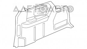 Capotă arc stânga Dodge Grand Caravan 11-20 gri, zgârieturi, rupturi