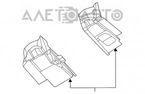 Acoperirea podelei pentru Jeep Grand Cherokee WK2 11-21