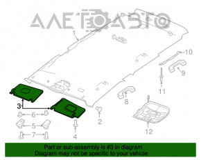 Capota stângă a Jeep Renegade 15 - gri