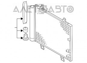 Радиатор кондиционера конденсер Lexus GS300 GS350 GS430 06-11 TYC