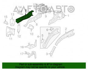 Четверть передняя правая Honda CRV 17-22 графит