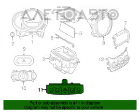 Comutatoarele de pe volan asamblate Mini Cooper F56 3d 14-