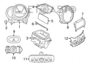 Comutatoarele de pe volan asamblate Mini Cooper F56 3d 14-