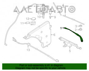 Поводок дворника левый BMW 3 F30 12-18