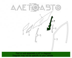 Geam electric cu motor dreapta fata Subaru XV Crosstrek 13-17