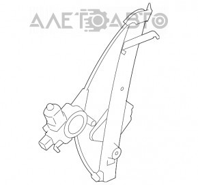 Geam electric cu motor spate dreapta Subaru Forester 14-18 SJ