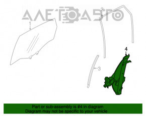 Стеклоподъемник с мотором задний левый Subaru Forester 14-18 SJ
