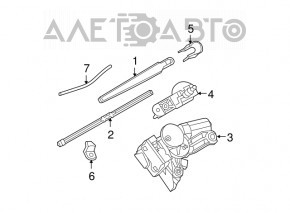 Cablu ușă față dreapta BMW 7 G11 G12 16-22 diesel