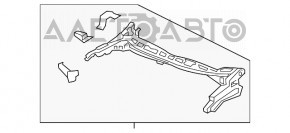 Поддон дворников металл Honda HR-V 16-22