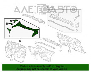 Поддон дворников металл Honda HR-V 16-22