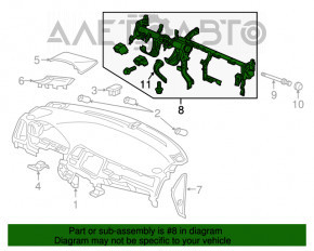 Tubul de subtorpilare pentru întărirea Honda HR-V 16-22