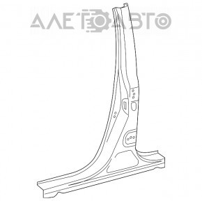 Стойка кузова центральная левая Lexus RX350 RX450h 16-22