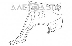 Aripa spate stânga din spate Lexus LS460 LS600h 07-12