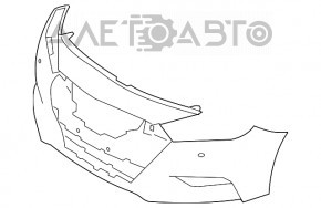 Bara fata goala Nissan Maxima A36 16-18 pre-restilizare cu senzori de parcare, noua, originala