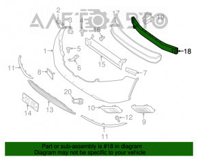 Amplificatorul de bara fata Nissan Murano z52 15-18, nou, TW aftermarket