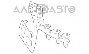 Suportul cadru al barei de protecție față dreapta Infiniti QX60 16- este nou, original OEM.