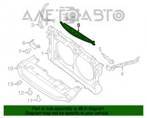 Capacul televizorului Nissan Altima 13-15 pre-restilizare