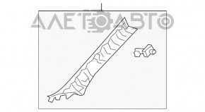 Накладка передней стойки правая Toyota Rav4 13-18