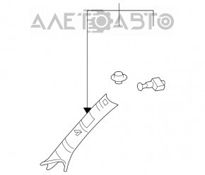 Capacul suportului frontal dreapta superioara pentru Lexus GS300 GS350 GS430 GS450h 06-09, bej