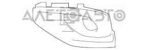 Cadru dreapta pentru faruri Nissan Pathfinder 17-19, nou, original OEM