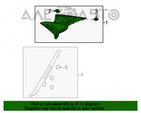 Capac spate dreapta superioara Toyota Avalon 13-18 gri