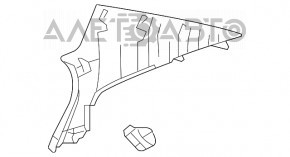 Capac spate dreapta pentru Lexus GS350 GS450h 08-11 gri