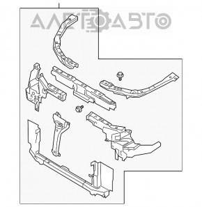 Televizor panou radiator asamblat Nissan Murano z50 03-08