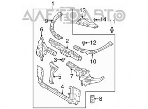 Televizor panou radiator asamblat Nissan Murano z50 03-08