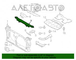 Bara de sus a televizorului Infiniti Q50 14 - metal