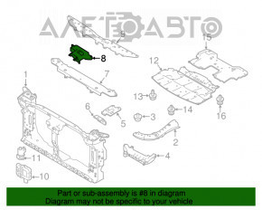 Suportul de blocare a capotei pentru Infiniti Q50 14- original nou