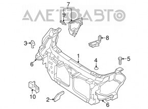 Radiator de răcire apă Mercedes W164 ML X164 GL W251 R M272 M273 nou, neoriginal.