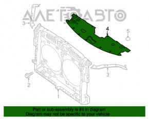 Husa televizor Nissan Pathfinder 17-19 nou OEM original